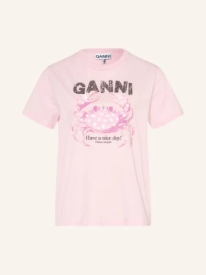 Obrázek produktu Ganni Tričko světle růžová / tmavě šedá / růžová