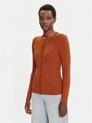 Obrázek produktu Gant Kardigan 4800103 Hnědá Slim Fit
