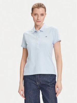 Obrázek produktu Gant Polokošile Sheild 4200870 Světle modrá Slim Fit