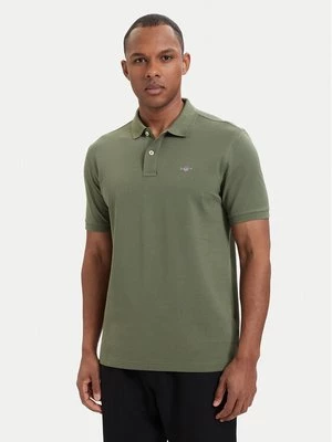 Obrázek produktu Gant Polokošile Shield  2210 Tmavě zelená Regular Fit