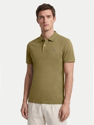 Obrázek produktu Gant Polokošile Shield 2210 Tmavě zelená Regular Fit