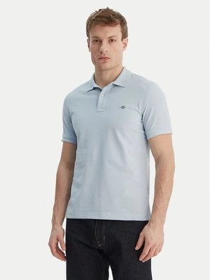 Obrázek produktu Gant Polokošile Shield 2220 Modrá Slim Fit