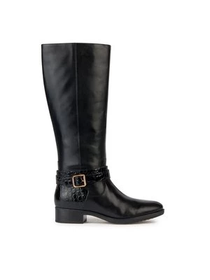 Obrázek produktu Geox Kozačky ve vojenském stylu D Felicity D36G1A 04340 C9999 Černá