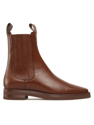 Obrázek produktu Gino Rossi Kotníková obuv s elastickým prvkem 222FW131 Hnědá