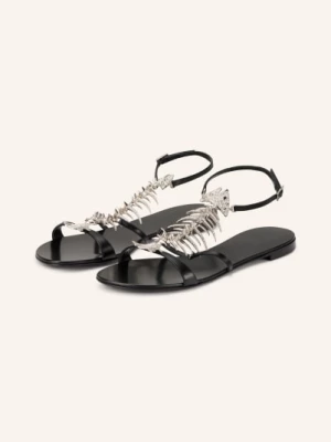 Obrázek produktu Giuseppe Zanotti Design Sandály Muse S Ozdobnými Kameny černá / stříbrná