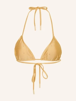 Obrázek produktu Goldbergh Triangulární Bikiny Velora S Ozdobnými Kamínky zlatá