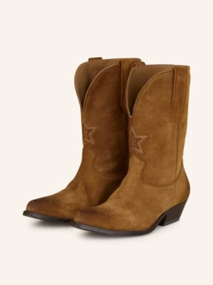 Obrázek produktu Golden Goose Kovbojské Boty Wish Star koňaková
