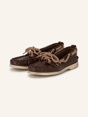 Obrázek produktu Golden Goose Lodní Boty tmavě hnědá / béžová
