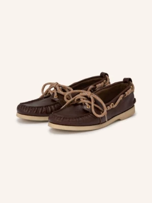 Obrázek produktu Golden Goose Lodní Boty tmavě hnědá / béžová