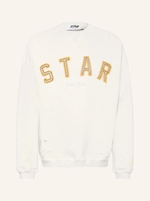 Obrázek produktu Golden Goose Mikina Oversize Star světle šedá / béžová / oranžová