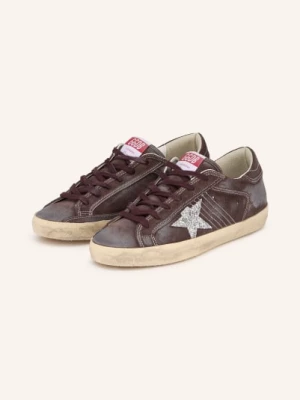 Obrázek produktu Golden Goose Tenisky Super-Star tmavě fialová / stříbrná