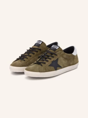 Obrázek produktu Golden Goose Tenisky Super Star tmavě zelená / stříbrná / černá