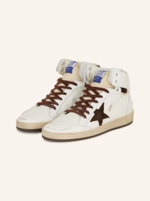 Obrázek produktu Golden Goose Vysoké Sneakersy Sky Star bílá / tmavě hnědá