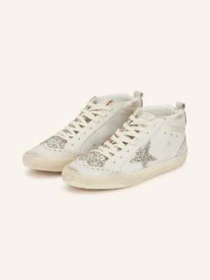 Obrázek produktu Golden Goose Vysoké Tenisky Mid Star krémová / stříbrná