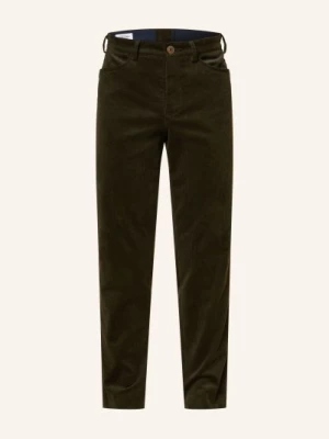 Obrázek produktu Grasegger Manšestrové Kalhoty Turin Slim Fit tmavě zelená