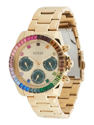 Obrázek produktu GUESS Analogové hodinky  světlemodrá / zlatá / tmavě zelená / pink
