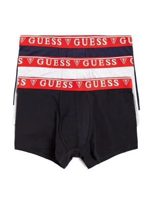 Obrázek produktu GUESS Boxerky 'Brian'  tmavě modrá / světle šedá / červená / černá