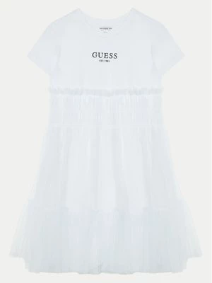 Obrázek produktu Guess Elegantní šaty J5RK18 K6YW0 Bílá Regular Fit