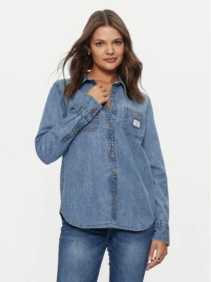 Obrázek produktu Guess Jeans džínová košile W4YH37 D5EI2 Modrá Regular Fit