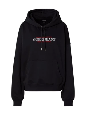 Obrázek produktu GUESS JEANS Mikina 'American Tradition'  červená / černá / bílá