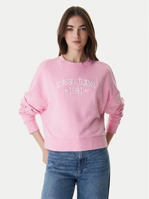 Obrázek produktu Guess Jeans Mikina W6RQ04 KCPR1 Růžová Relaxed Fit