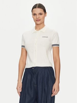 Obrázek produktu Guess Jeans Polokošile W5GR03 Z3HO2 Krémová Regular Fit