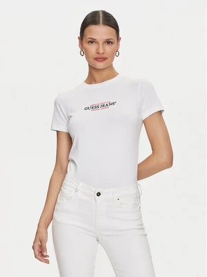 Obrázek produktu Guess Jeans T-Shirt W4YI03 J1314 Bílá Slim Fit
