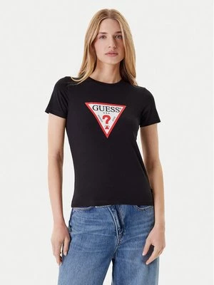 Obrázek produktu Guess Jeans T-Shirt W4YI04 J1314 Černá Slim Fit