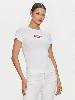 Obrázek produktu Guess Jeans T-Shirt W4YI64 KA0H1 Bílá Slim Fit