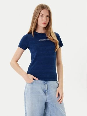 Obrázek produktu Guess Jeans T-Shirt W5GI41 KCTL1 Tmavomodrá Slim Fit