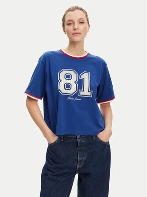 Obrázek produktu Guess Jeans T-Shirt W5YI19 K8HM0 Modrá Regular Fit