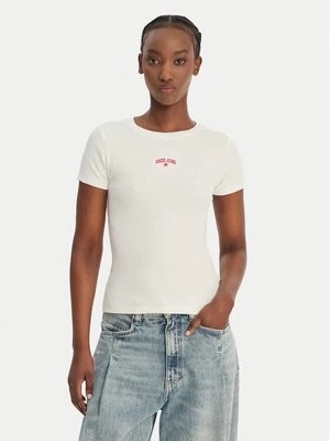 Obrázek produktu Guess Jeans T-Shirt W6GPZ3 KA0H1 Écru Slim Fit Krémová