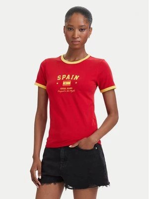 Obrázek produktu Guess Jeans T-Shirt W6YI16 K3995 Červená Slim Fit
