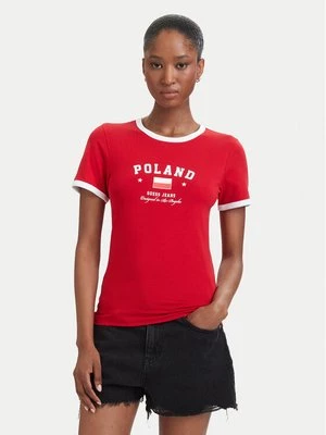 Obrázek produktu Guess Jeans T-Shirt W6YI16 K3995 Červená Slim Fit