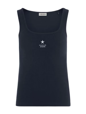 Obrázek produktu GUESS JEANS Top  noční modrá / bílá