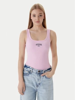 Obrázek produktu Guess Jeans Top W6RP20 KA0H1 Růžová Slim Fit