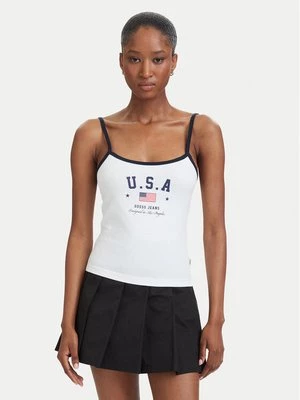 Obrázek produktu Guess Jeans Top W6YP20 K4202 Bílá Slim Fit