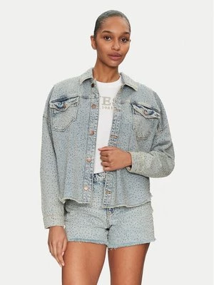 Obrázek produktu Guess Jeansová bunda W5GN90 D5LQ2 Modrá Regular Fit
