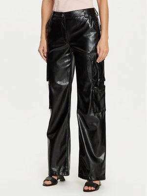 Obrázek produktu Guess Kalhoty z imitace kůže Kori W4YB11 WF8Q0 Černá Relaxed Fit
