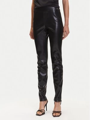 Obrázek produktu Guess Kalhoty z imitace kůže New Prescilla Regular W4BB18 WGIK0 Černá Slim Fit