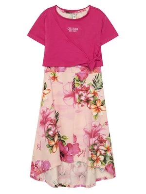 Obrázek produktu Guess Každodenní šaty J6GK15 K6YW4 Tmavě růžová Regular Fit