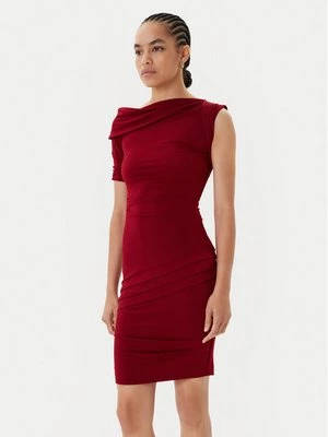 Obrázek produktu Guess Koktejlové šaty W5BK71 KCVG2 Bordó Slim Fit