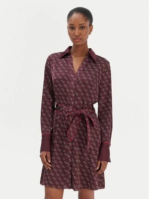 Obrázek produktu Guess Košilové šaty W6RK90 WF1T2 Bordó Regular Fit