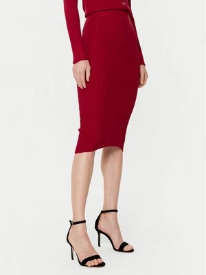 Obrázek produktu Guess Midi sukně W5RD15 Z2V62 Červená Slim Fit