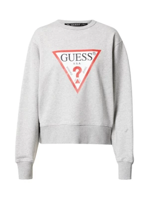 Obrázek produktu GUESS Mikina  světle šedá / červená / bílá