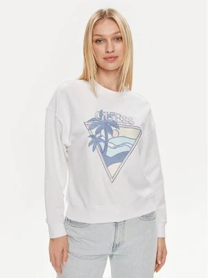 Obrázek produktu Guess Mikina W4GQ11 KBK32 Bílá Relaxed Fit