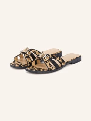 Obrázek produktu Guess Pantofle Realla béžová / hnědá / černá