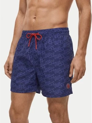 Obrázek produktu Guess Plavecké šortky F6GT12 WG2A2 Modrá Regular Fit