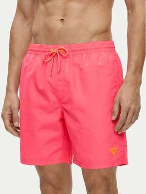 Obrázek produktu Guess Plavecké šortky F6GT24 WG282 MEDIUM Růžová Regular Fit