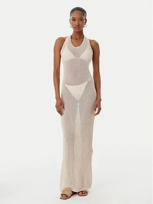 Obrázek produktu Guess Plážové šaty E6GK0 0Z5371 Světle béžová Slim Fit